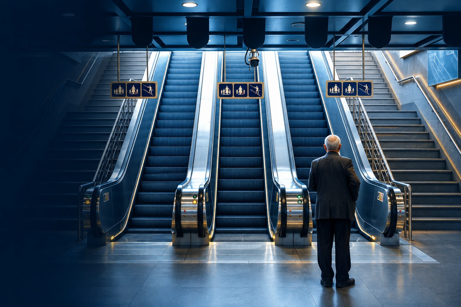 Escalator Background